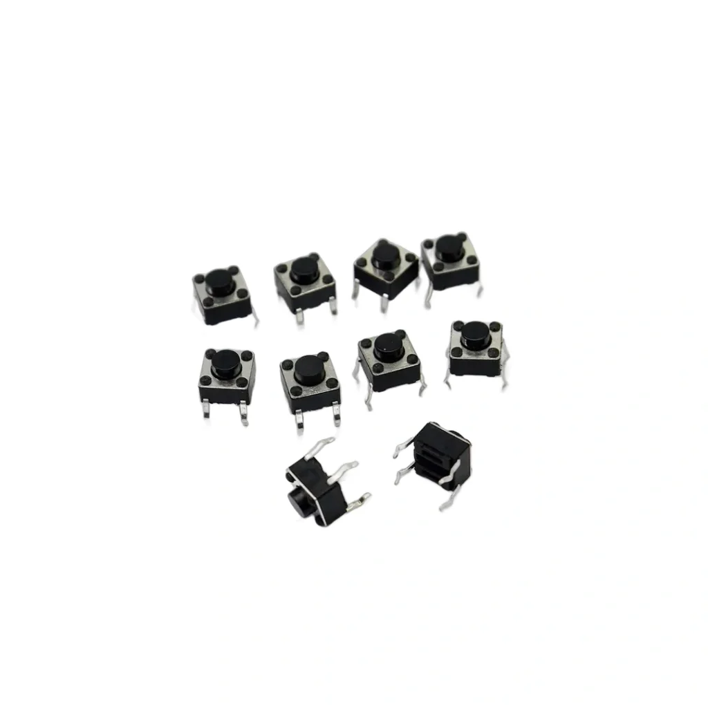 BOTON PULSADOR DE 4 PINES 6X6X5