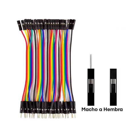 CABLE DUPONT PARA PROTOBOARD 10CM MACHO