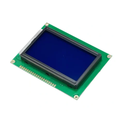 DISPLAY GRAFICO LCD 128X64 COLOR AZUL COMUNICACION PARA