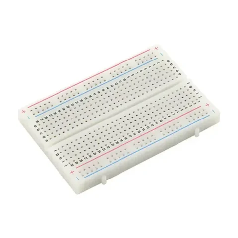 MINI PROTOBOARD TRANSPARENTE 400 PUNTOS