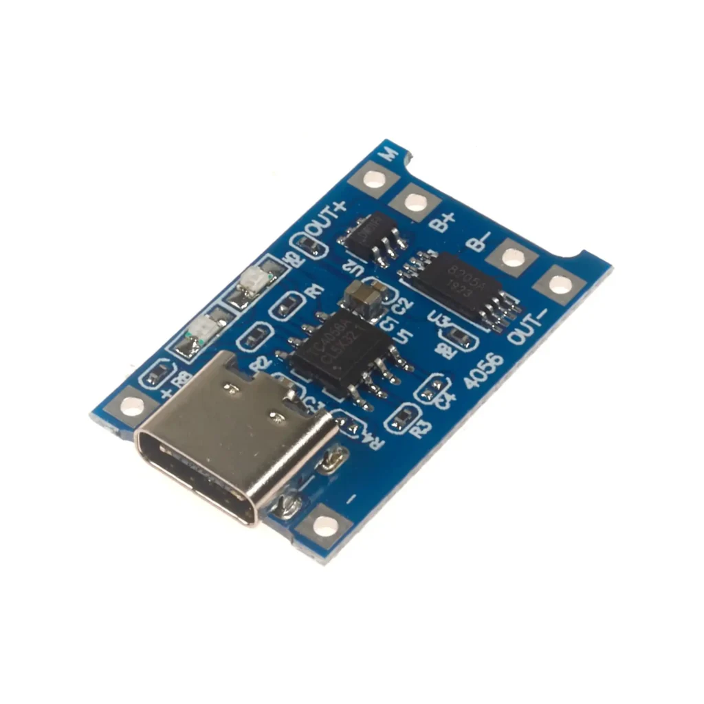 MODULO CARGADOR DE BATERIAS DE LITIO 18650 TP4056 USB