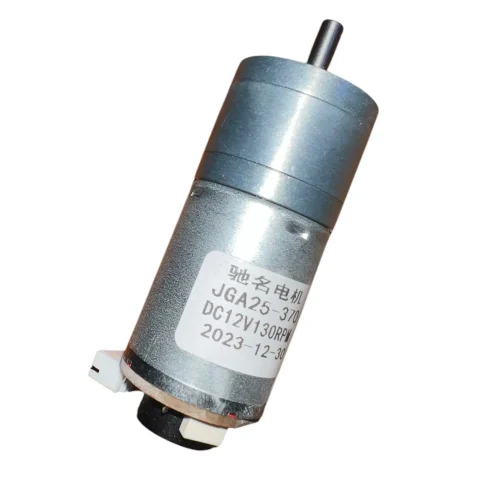 Motor DC JGA25-370 – 12V/130RPM con encoder