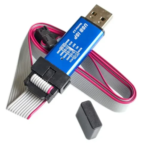 PROGRAMDOR USBASP ISP v2.0 + CABLE FLAT